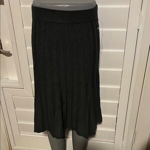 Chic Black A-Line Skirt